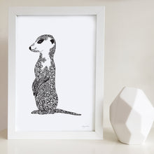 Mike the meerkat nursery or bedroom art print